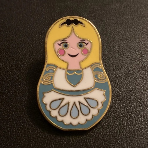 Other - Disney Alice in Wonderland Nesting Doll Pin